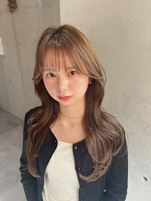 韓国くびれレイヤースタイル