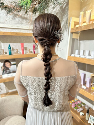 結婚式ヘアセット♪yu