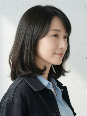  毛先のハネ感が可愛い大人カジュアルミディアム♪