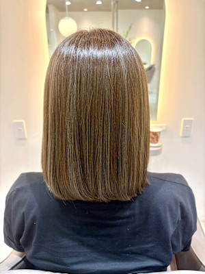 ハイライト入れた次のカラーは髪質改善ヘアカラーで！