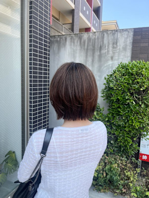 まとまるショートボブ