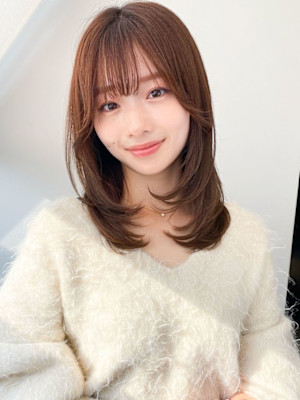 ２０代３０代向け◎デジタルパーマ×レイヤースタイルで抜け感U