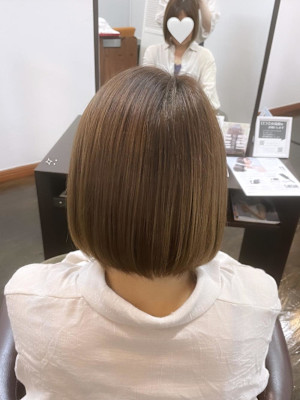 自然にまとまる縮毛矯正☆