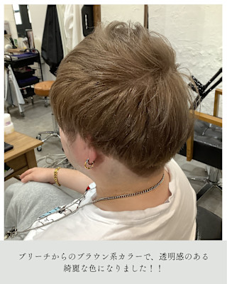 ≪お客様スタイル≫ メンズブリーチ