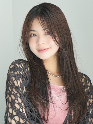 ロングレイヤー/前髪あり/巻き髪/レイヤー/20代/30代