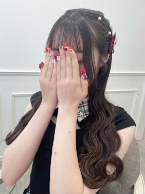 【ヘアメ】シンプル可愛い！サイド編み込み♪_ユウ