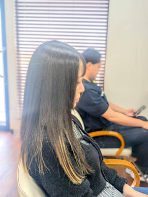 【お客様スタイル】仲良しご夫婦でご来店。