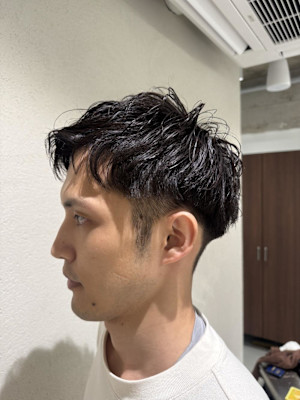 メンズショートパーマ
