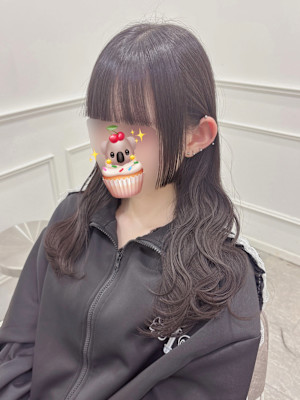 ぱっつん前髪×姫カット＊まゆ
