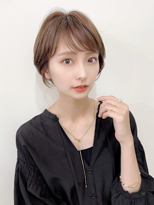 大人かっこいいショートカットボブハンサムショート