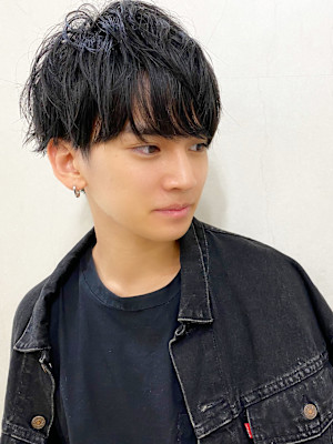 メンズカットメンズヘア大人韓国ニュアンスパーマ