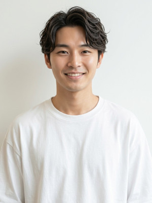 池袋 ツーブロック センターパート ショートセンターパート