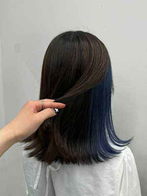 イヤリングブルー
