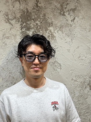 メンズ無造作パーマ