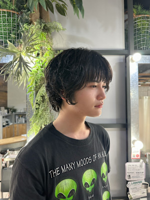 men'sボブパーマ