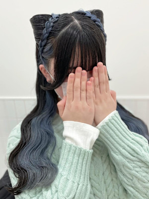 【ヘアメ】インナーカラー映え！猫ちゃんヘア♪_ユウ