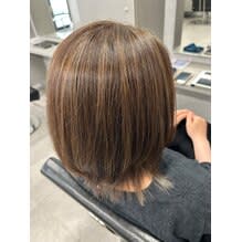 白髪ぼかしハイライト