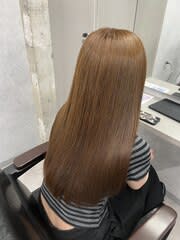 ブリーチなし明るめベージュカラー