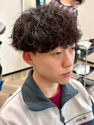 ツイスパ ツーブロックマッシュ ショート 20代【札幌】