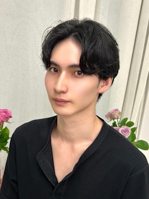 メンズ大人センターパート20代