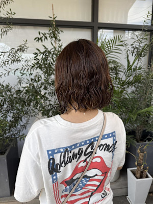 おしゃれなボブパーマ