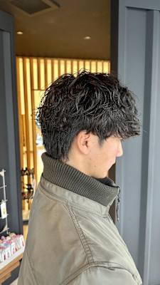 【大根担当】刈り上げなし×スパイラルパーマ