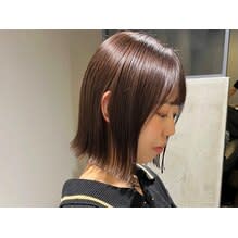 "土橋"冬のボブにおすすめ切りっぱなし外はねボブ◎
