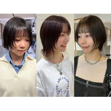 "土橋"顔まわりレイヤーとボブの相性◎【イルミナカラー】