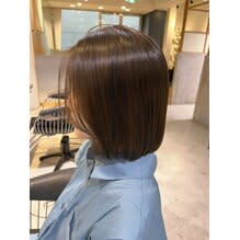 ボブでも柔らかい矯正◎ イワサキ　髪質改善　