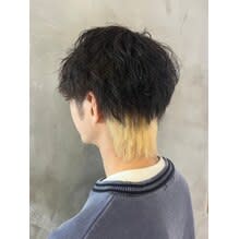 ツイストパーマandブリーチ