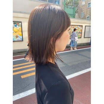 ボブに柔らかいブラウン可愛いです○