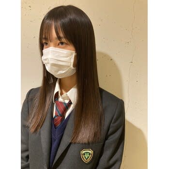 自然なストレート