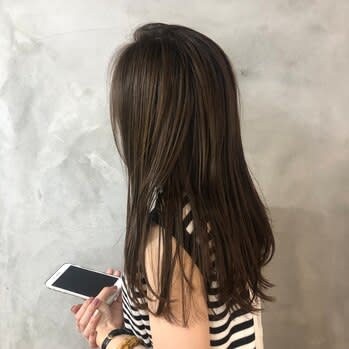 柔らかいアッシュカラー○