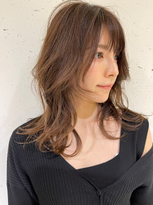 face layer x 透け感brown