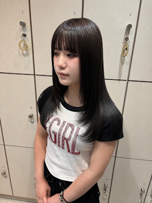 毛先ワンカールで簡単かわいいザクザクレイヤー×山本かほ