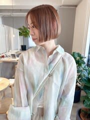 ミニボブ/ショートボブ/艶髪