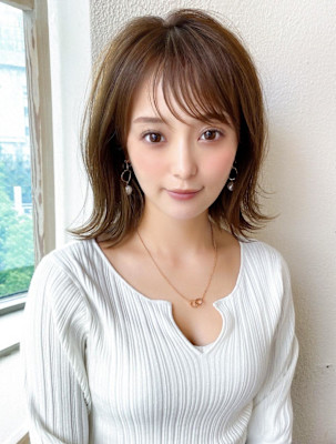 軽さと動きを出した大人かわいい　くびれレイヤー