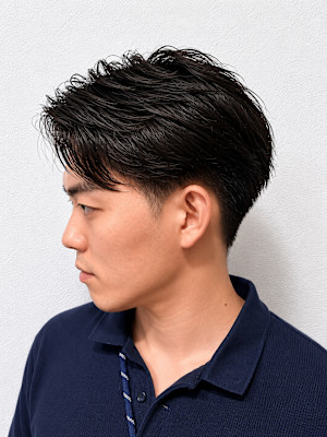 男らしいフェザースタイル。～Masculine Feathe