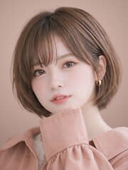 大人丸みショートボブ