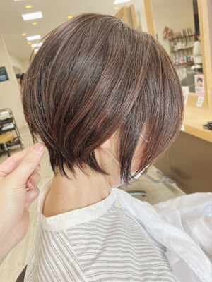 40代50代ひし形レイヤーボブ