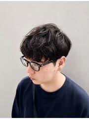 柔らか無造作大人マッシュ。“Relaxed Soft Mas