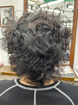 メンズ縮毛矯正ビフォーアフター