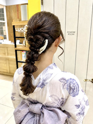 【清水】浴衣ヘアアレンジ