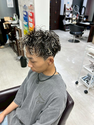 メンズパーマスタイル