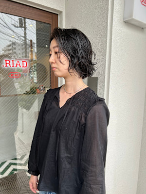 パーマボブスタイル