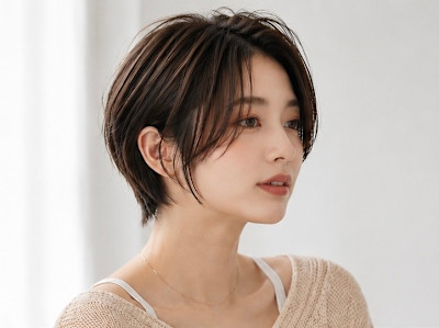 韓国風くびれハンサムショート