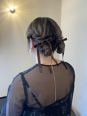 お呼ばれヘアセット