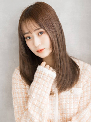 艶髪レイヤーストレート