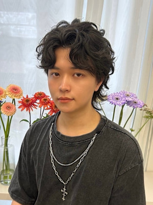 メンズ立体感20代30代ヘアスタイル