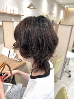 【滋賀大津】お手入れ簡単ウルフパーマ